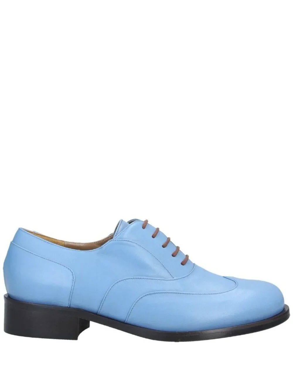 Delpozo Fabulous Blue Derby Shoes